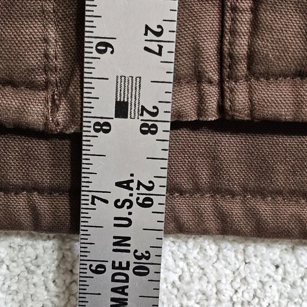 Berne‎ Mens Workwear Heartland Sherpa Lined Canvas Duck Vest Brown Chore Barn XL